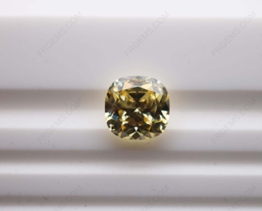 Cubic Zirconia Canary Yellow 3A Cushion Shape Diamond Faceted Cut 12x12mm stones CZ06 IMG_3918