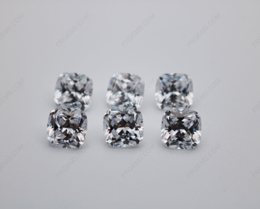 Cubic Zirconia White Color 5A Best Quality Cushion Shape Faceted Cut 7x7mm stones CZ01 IMG_0669