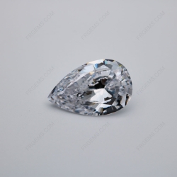Cubic Zirconia White Color 5A Best Quality Pear Shape faceted Cut 15x10mm stones IMG_0565