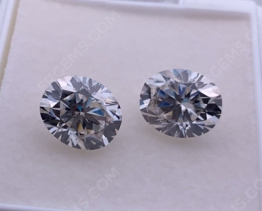 Loose Moissanite Oval Faceted Brilliant Cut 9x11mm stones wholesale from China Suppliers & Manufacturer