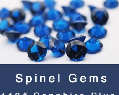 Lab created Spinel Blue 113# 112# 114# Sapphire blue color gemstones china wholesale and suppliers
