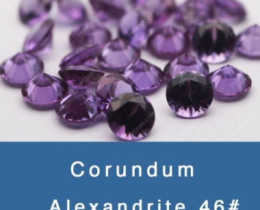 Lab Created Alexandrite Synthetic Alexandrite Color change Corundum China wholesale and Manufacturer