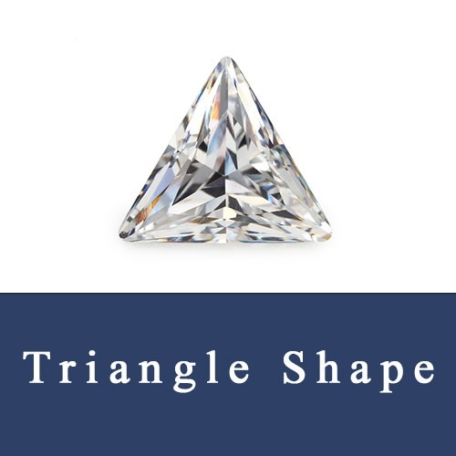 Triangle Cuts Cubic Zirconia and Triangle shaped Synthetic Gemstones  China Wholesale and Supplier