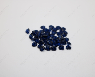 Corundum Blue Sapphire 34# Heart Shape Faceted Cut 5x5mm stones IMG_1324