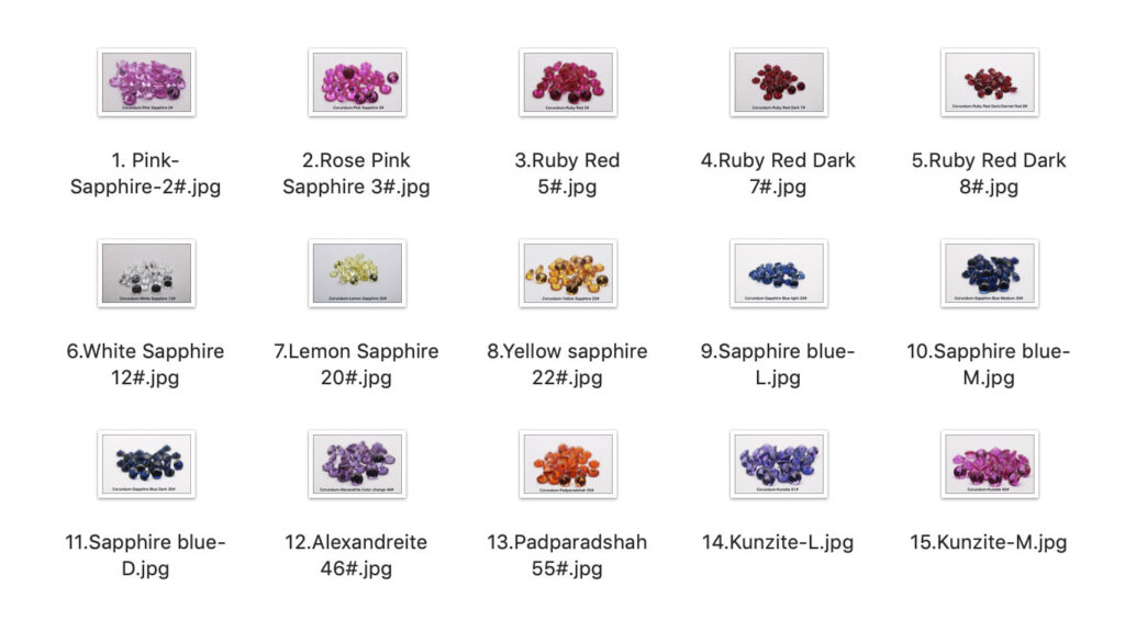 Corundum-Color-Chart-album