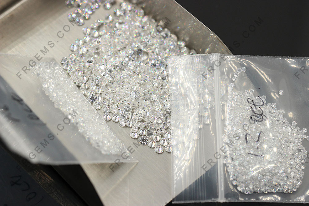 thumbnail image 2 of 120pcs 1mm White Cubic Zirconia Round Stones – AAAAA Lab-Created Loose Gems 2 of 4