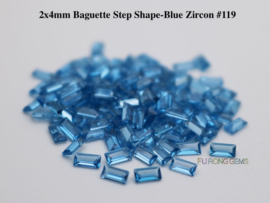 Created-synthetic-Blue-Zircon-Spinel-119-Baguette-shape-2x4mm-gemstones