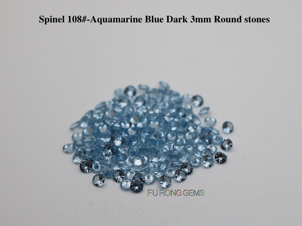Lab-Created-Aquamarine108-dark-blue-Spinel-Color-Round-3mm-Gemstones-wholesale