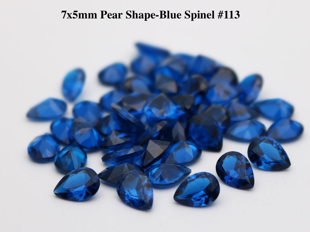Lab-created-Blue-spinel-113-Pear-Shape-7x5mm-Gemstones-for-sale