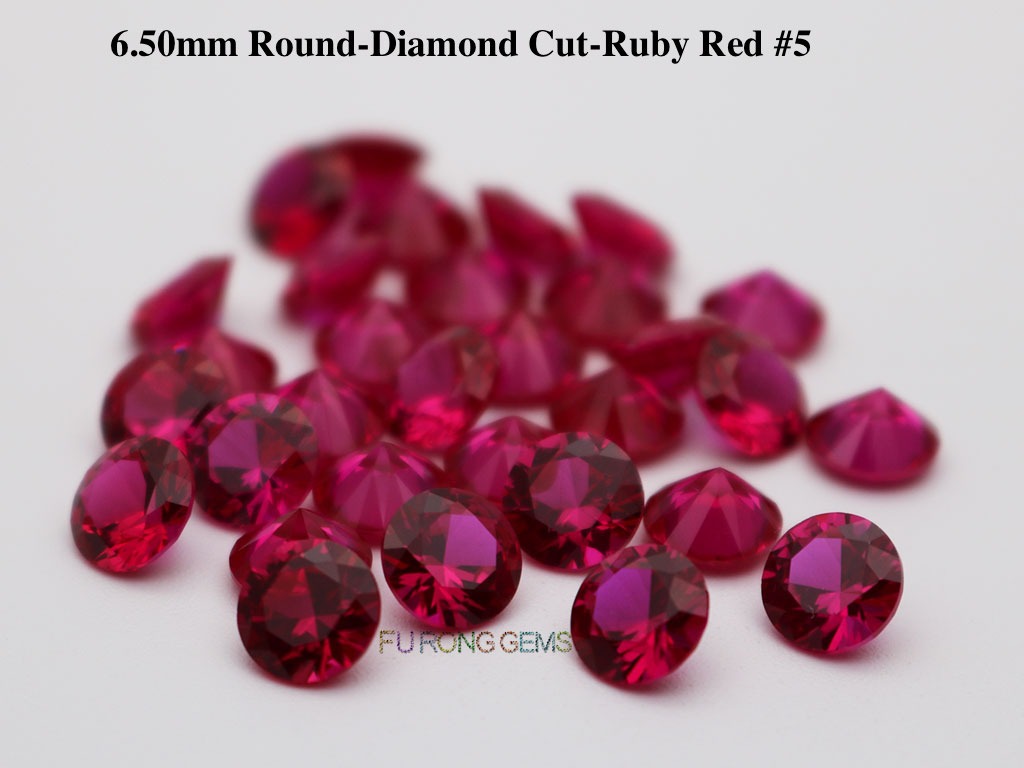 Lab-created-Synthetic-Ruby-Red-5-Round-6.5mm-Gemstones-for-sale