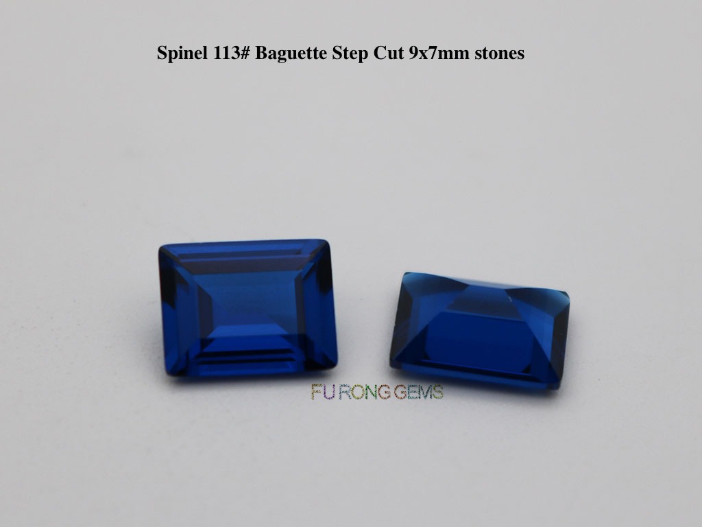 Spinel-113-Blue-Baguette-7x9mm-Gemstones-Wholesale