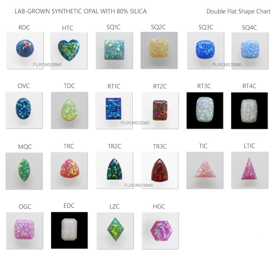 Synthetic Opal-Cabochon-shapes-chart-FU-RONG-GEMS