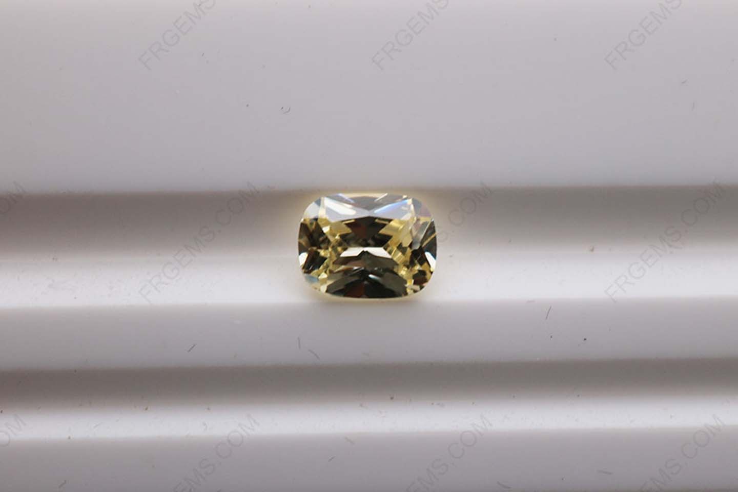 Cubic Zirconia Canary Yellow 3A Rectangle Cushion Shape diamond faceted cut 11x9mm stones CZ06 IMG_3920