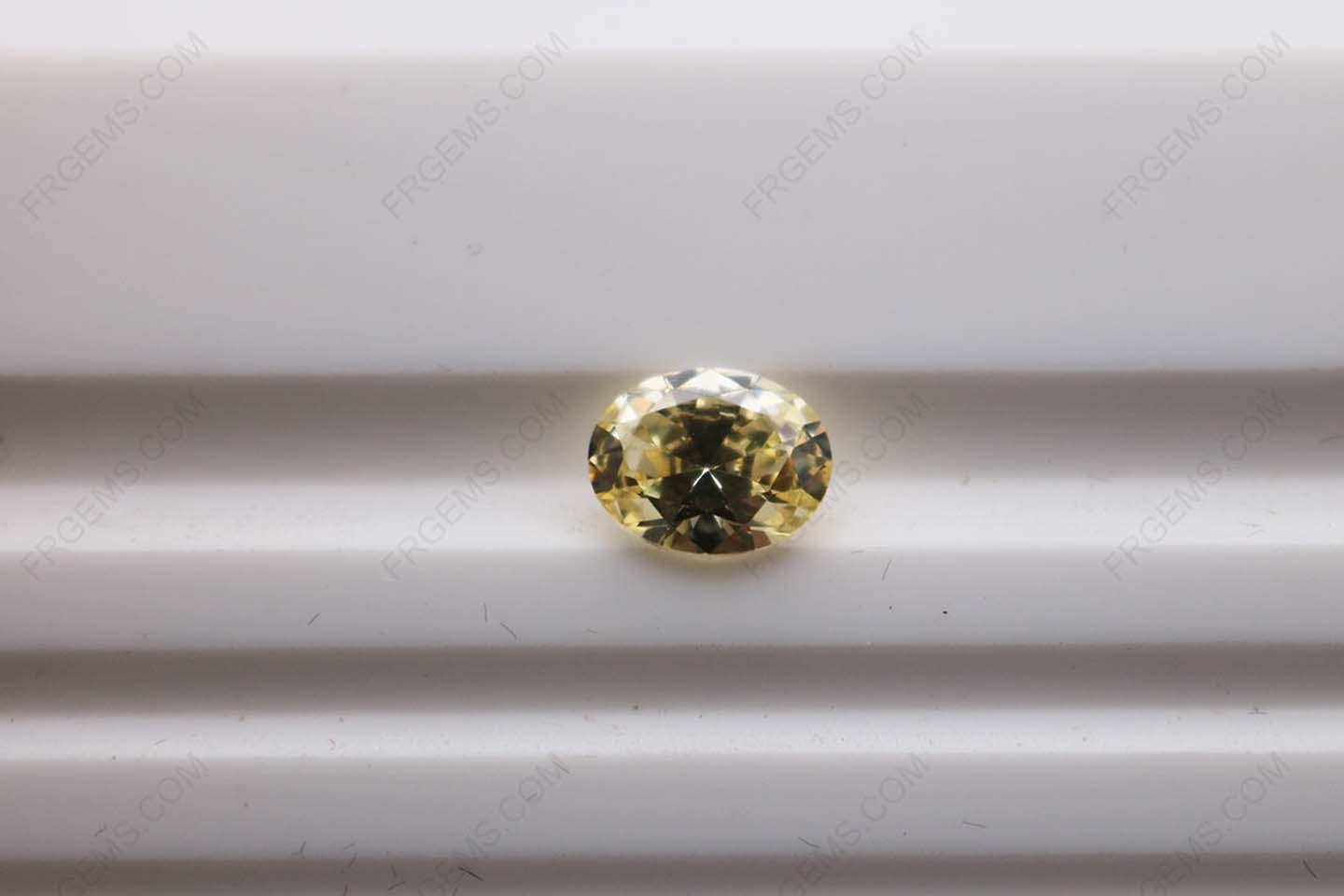 Cubic Zirconia Canary Yellow 3A Oval Shape diamond faceted Cut 10x8mm stones CZ06 IMG_3917
