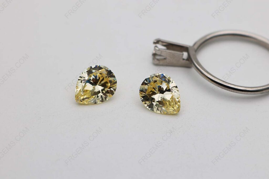 Cubic_Zirconia_Canary_Yellow_Pear_Shape_5A_Best_Quality_10x7mm_stones_China_IMG_2436