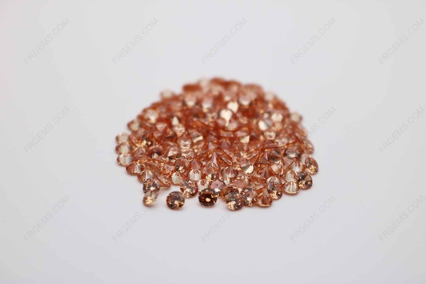 Cubic Zirconia Champagne Round Shape Faceted cut 4mm stones CZ13 China_Suppliers_IMG_1142