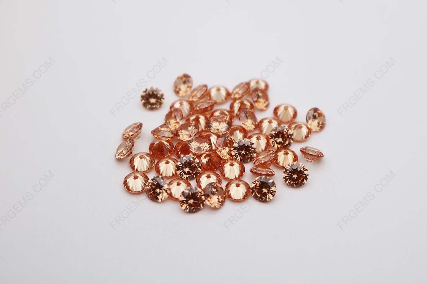Cubic Zirconia Champagne Round Shape Faceted cut 4mm stones CZ13 China_Suppliers_IMG_1142