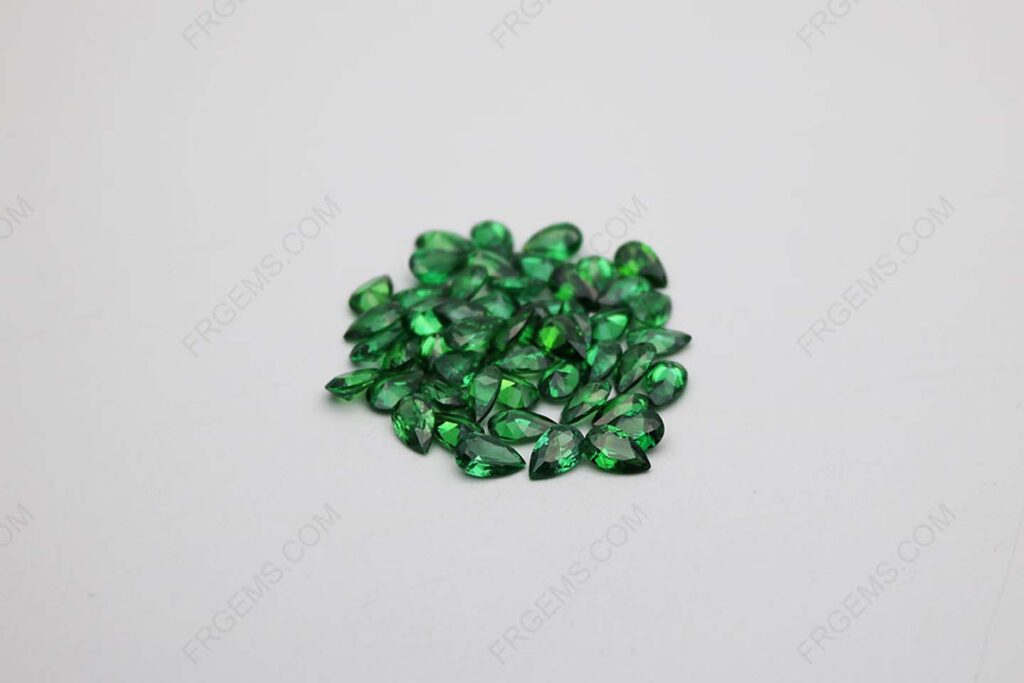 Cubic_Zirconia_Green_Pear_Shape_Faceted_Cut_5x3mm_stones_IMG_2089