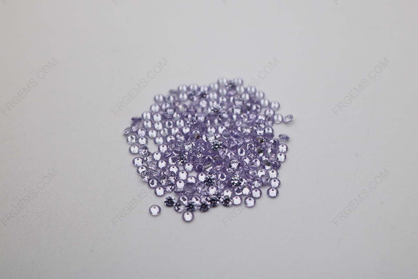 Cubic Zirconia Lavender Round diamond Faceted cut 2mm stones CZ08 IMG_1011