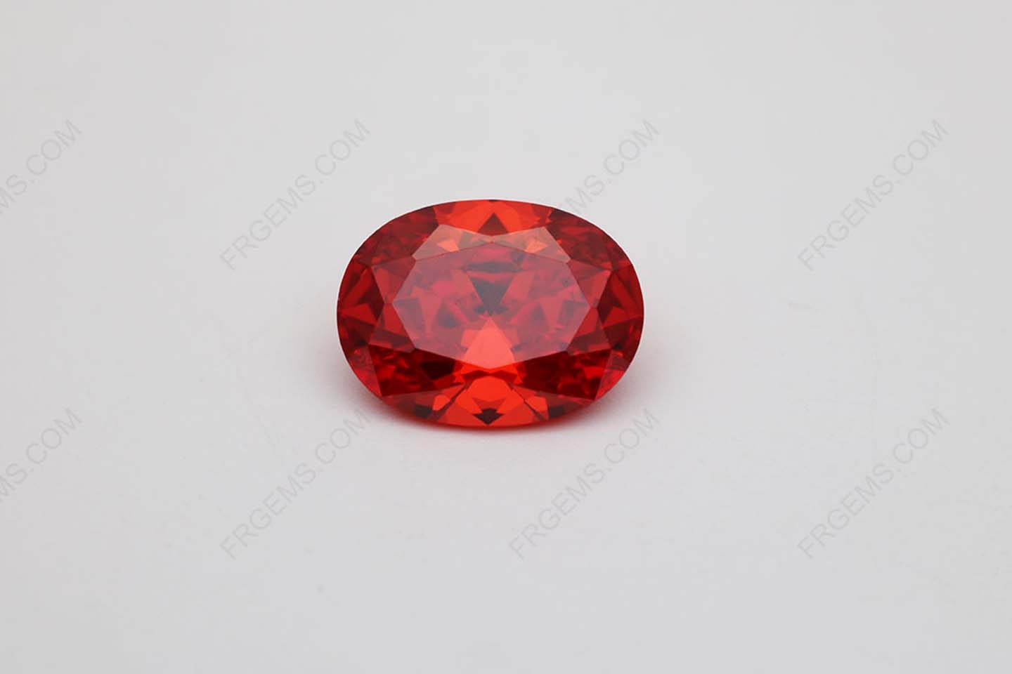 Cubic Zirconia Orange Dark Shade Oval shape Diamond Faceted Cut 14x10mm stones CZ17 IMG_2353