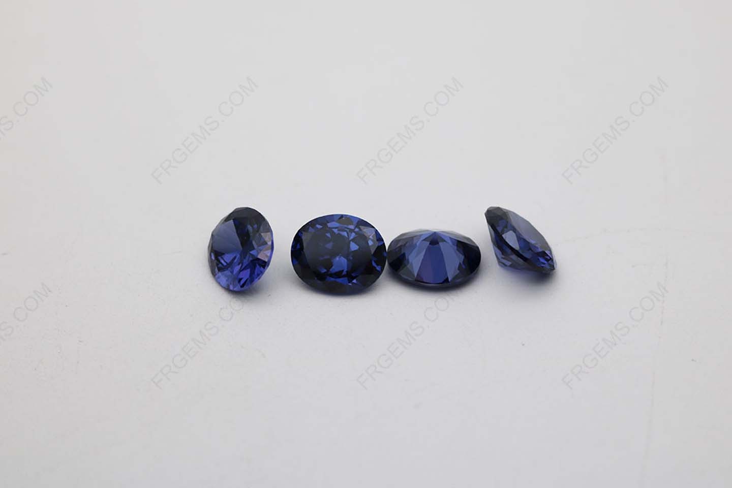 Cubic Zirconia Tanzanite Oval Shape faceted Cut 10x8mm stones CZ32 IMG_2183