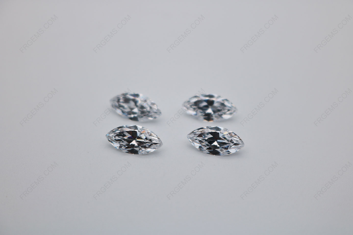 Cubic Zirconia White Color 5A Best Quality Marquise faceted Cut 10x5mm stones CZ01 IMG_0580