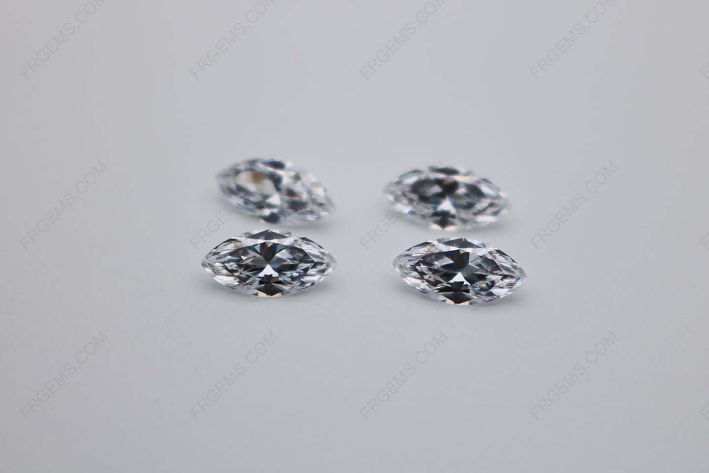 Cubic Zirconia White Color 5A Best Quality Marquise faceted Cut 10x5mm stones CZ01 IMG_0580