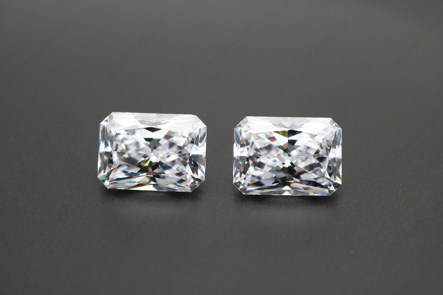 Cubic Zirconia White Color 5A Best Quality Radiant Cut 14x10mm stones CZ01 IMG_0556