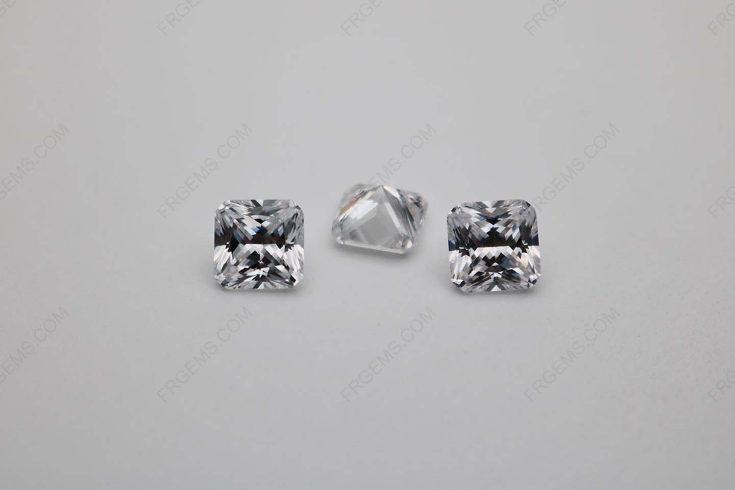 Cubic Zirconia White Color 5A Best Quality Radiant Cut 9x9mm stones CZ01 IMG_1094