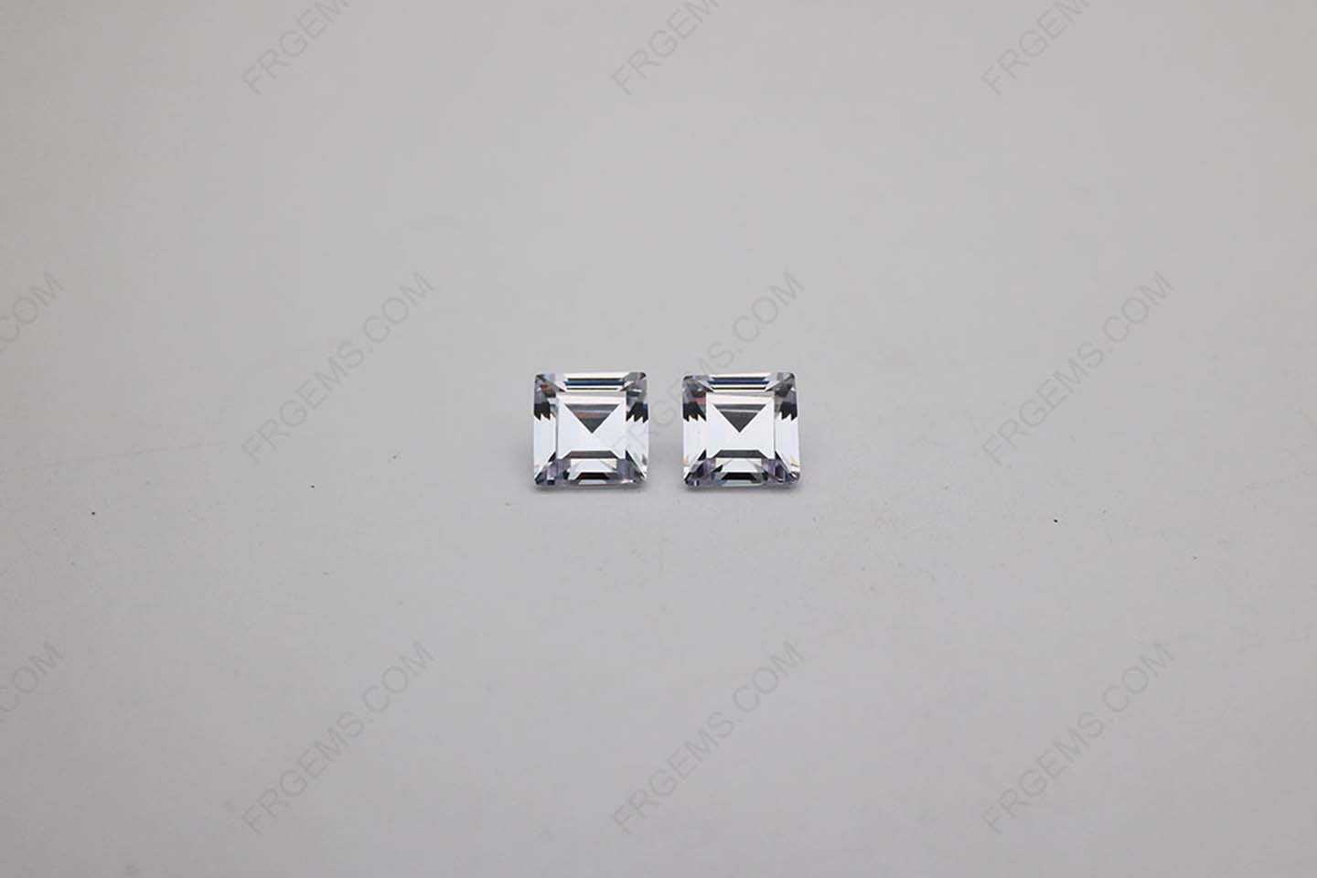 Cubic Zirconia White Color Square Shape Step Cut 5x5mm stones CZ01 IMG_2467