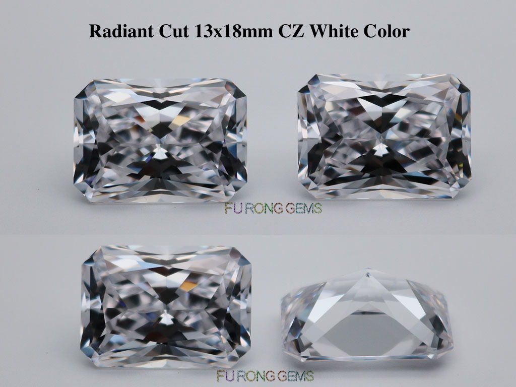 Loose-Cubic-Zirconia-White-Clear-Color-Radiant-Cut-Stones