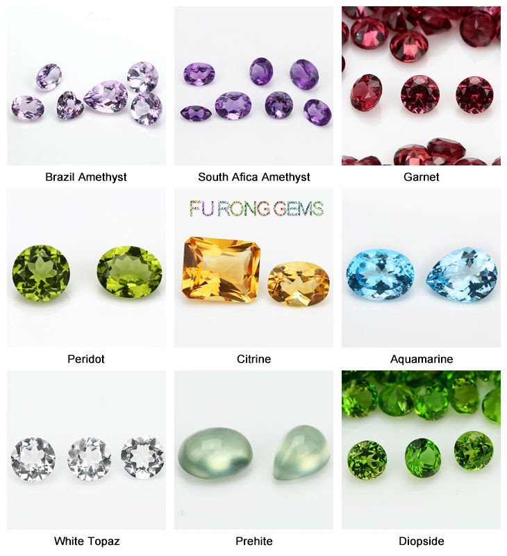 Difference Between Popular Semi Precious Stones Mineral Common