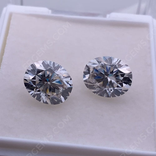 Loose Moissanite Oval Faceted Brilliant Cut 9x11mm stones wholesale from China Suppliers & Manufacturer