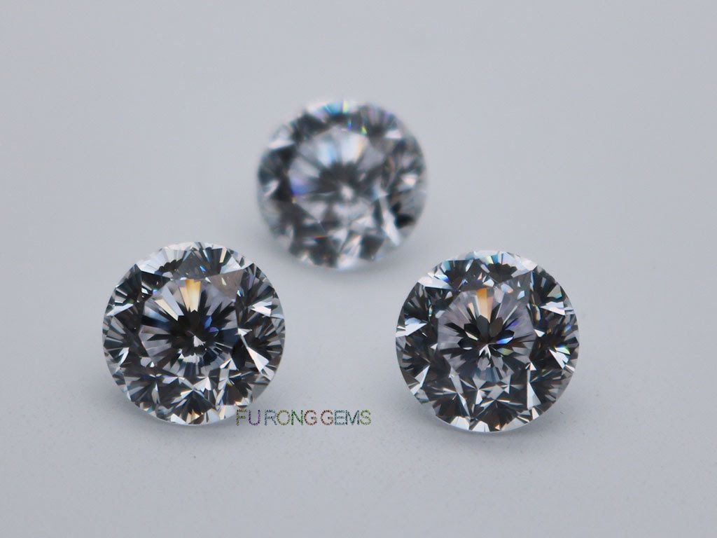 9-Hearts-and-1-Flower-Cut-white-cubic-zirconia-cz-stone-for-sale