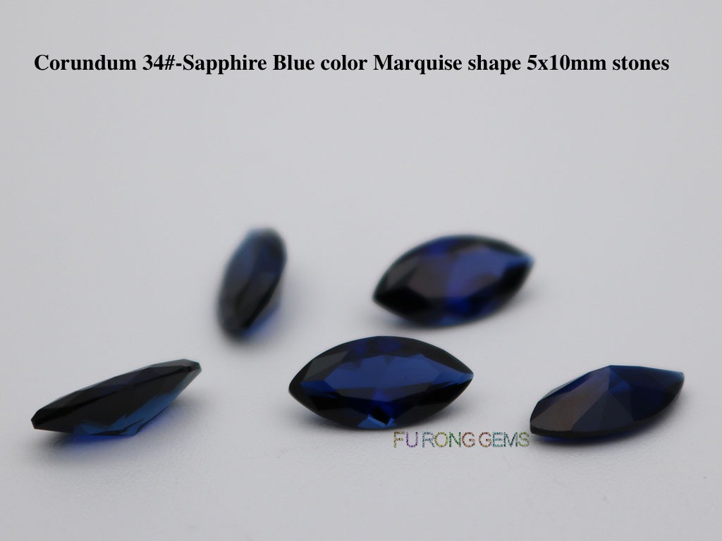 Lab-created-Corundum-Sapphire-Blue-Color-Marquise-5x10mm-Stones-wholesale