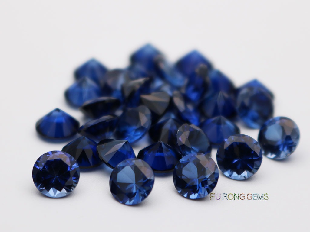 Lab-created-Light-Blue-Sapphire-#33-Round-Diamond-cut-6.5mm-Gemstones-for-sale