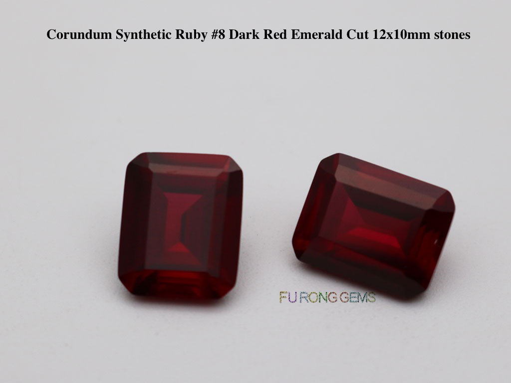Ruby-8#-Dark-Red-Emerald-Cut-12x10mm-gemstones-suppliers