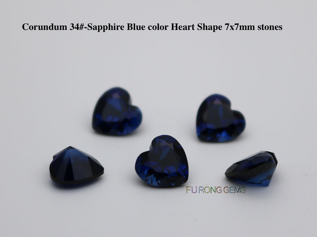 Synthetic-Blue-Sapphire-Color-Heart-Shape-7x7mm-Stones-suppliers