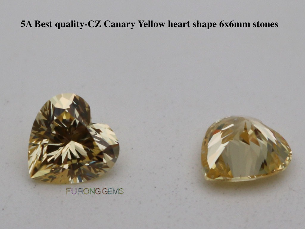 6x6mm-Heart-Shape-Canary-Yellow-Color-Cubic-Zirconia-Gemstones-wholesale