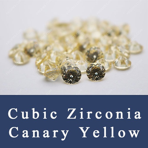 Loose Cubic Zirconia Canary Yellow citrine Yellow Color CZ Gemstones China Wholesale and suppliers