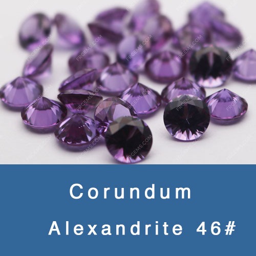 Lab Created Alexandrite Synthetic Alexandrite Color change Corundum China wholesale and Manufacturer
