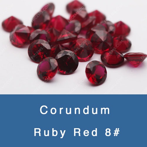 China Lab Grown Ruby Pigeon blood red Color Oval Shaped Faceted gemstone-Loose  Gemstones Suppliers-FU RONG GEMS China