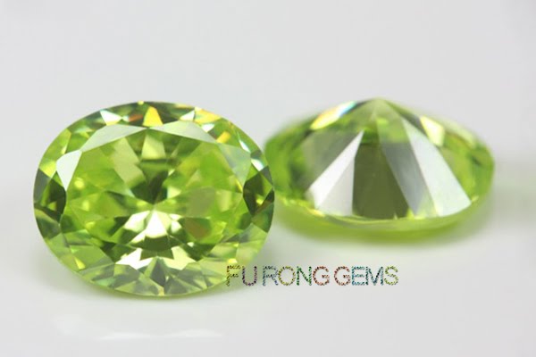 Cubic-Zirconia-Apple-Green-Color-Gemstone-Oval-Shape-China