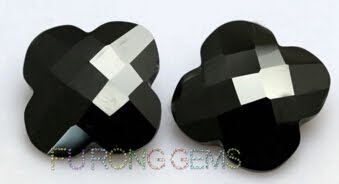 Cubic-Zirconia-Black-Color-Flower-Cut-Gemstone-China-Wholesale