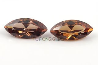 Cubic-Zirconia-Champagne-Color-Marquise-shape-Gems-China-wholesale