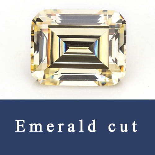 Emerald Cut Loose Cubic zirconia and Synthetic Ruby & Sapphire Corundum Gemstones China Wholesale and Supplier