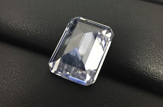 Emerald Cut Loose Cubic zirconia and Synthetic Ruby & Sapphire Corundum ...