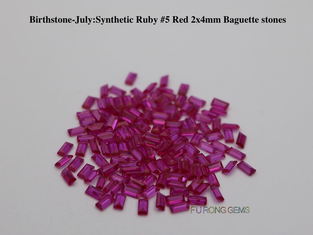 July-Synthetic-Ruby-Red-Birthstone-2x4mm-baguette-Stones