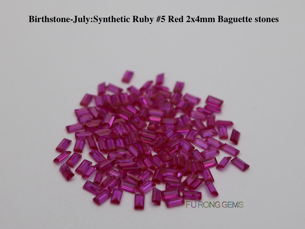 July-Synthetic-Ruby-Red-Birthstone-2x4mm-baguette-Stones