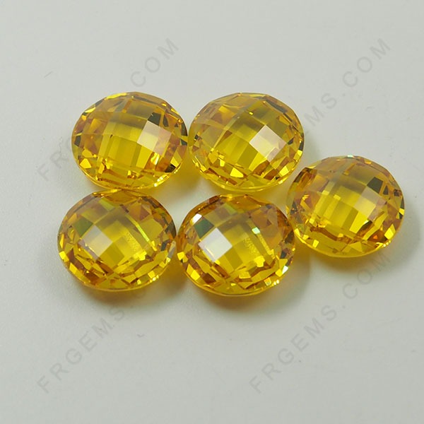 Checkerboard Double side turtle face Cubic Zirconia and Synthetic Gemstones China Suppliers